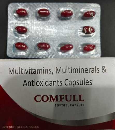 Comfull Softgel Capsules - Multivitamin, Multimineral, Antioxidant Blend | Supports Overall Health, Enhanced Bioavailability, Easy to Swallow, Suitable for Daily Use