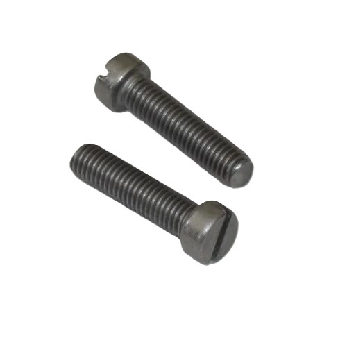Slotted Cheese Head Screws - Stainless Steel, 1-5mm Diameter, Silver Coated Finish | Industrial Mating Screw, Multisizes Available