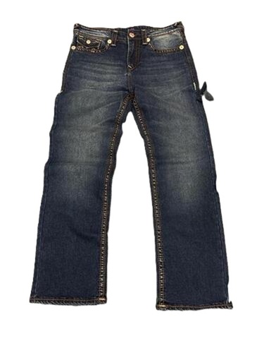 Black Denim Jeans - Denim, Regular Fit, Black Color, High-Rise, Breathable and Washable, Bell Bottom Style, Beaded Pattern, Perfect for Casual Wear