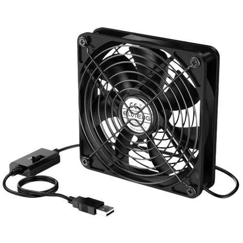 Cooling Fan - Plastic Material, 7 Blades Design, High Speed Mode | Heavy Duty, Portable Installation, 220V Power Source, 1 Year Warranty