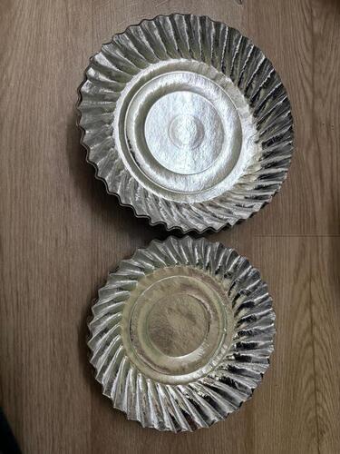 Silver A1 Paper Plate no.5 & no. 6 