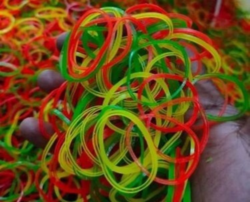 Transparent Rubber Bands - Ash %: Na