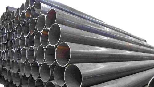 Mild Steel Pipe - Round Shape, Very Good Quality, Durable Material, Perfect Finish, Customized Size, With Metal Pipe Cap