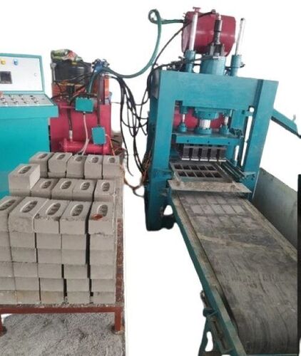 Premium Fly Ash Brick Making Machine - Color: Green