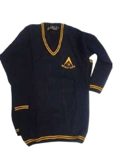 School Uniform Sweater - Wool Material, Unisex, All Sizes | Soft Comfort, Durable, Anti-Wrinkle, Quick Dry, Machine Washable, Long Sleeve Design