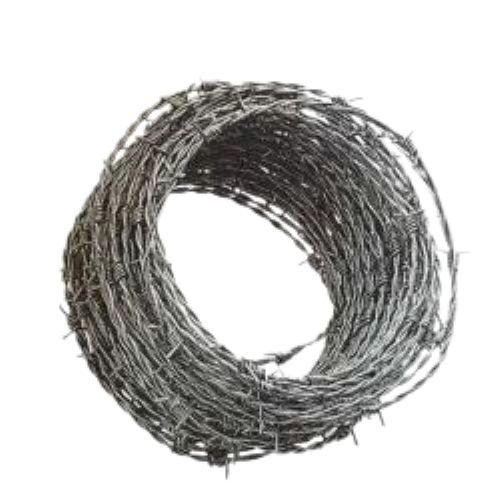 Steel Barbed Wire - Color: Silver