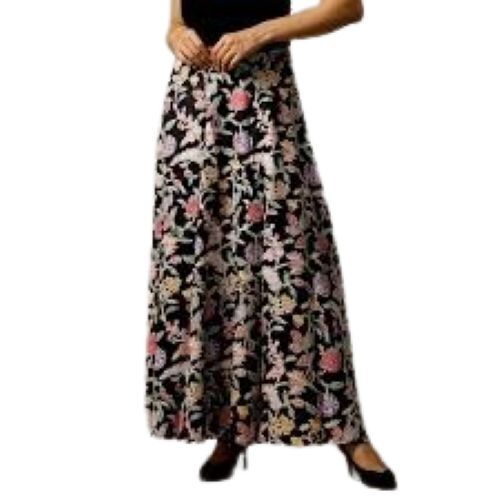 Ladies Maxi Skirt - Cotton, Size 18-21, Multi Color | Comfortable Fit, Flowy Fabric, Breathable Material, Versatile Style, Stylish Pleats, Flattering Silhouette, Lightweight Design