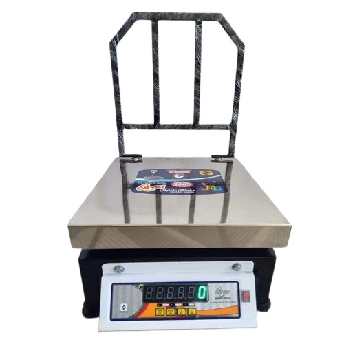 Platform Weighing Machine - Color: White