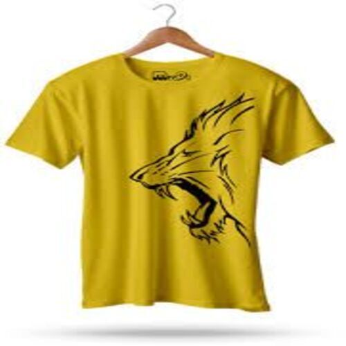 Half Sleeve V Neck Printed T Shirt - Cotton Material, Casual Wear, Skin Friendly, Comfortable Fit, All Sizes Available