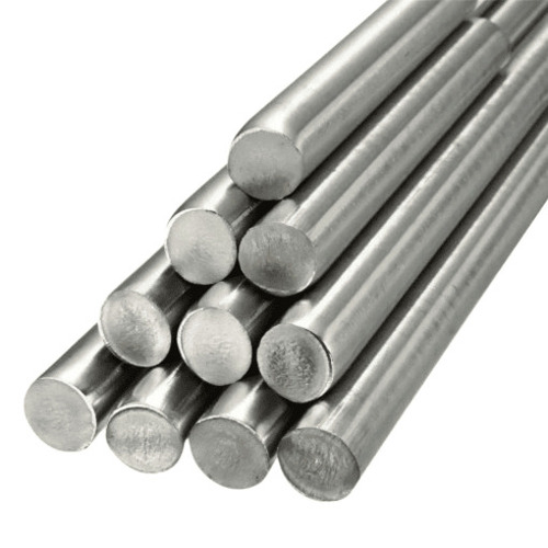 Round Steel Bar - Aluminum Alloy, Stainless Steel, Standard Size, Silver Color | Strong, Ruggedly Constructed, Galvanized Finish, Polished Touch Screen