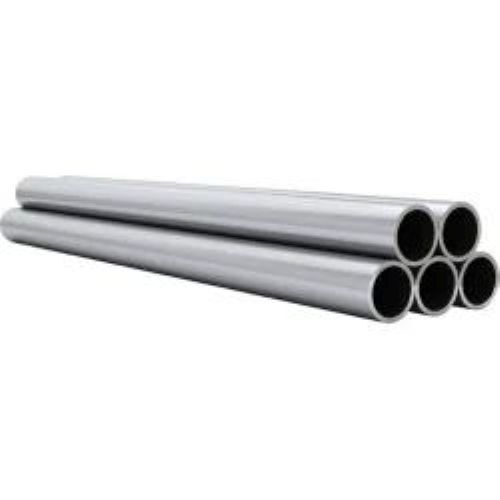 Silver Stainless Steel Pipes - Round, Various Sizes, Silver | Rust-Free, Durable, High-Temperature Resistant, Easy to Weld, Non-Toxic, Low Maintenance