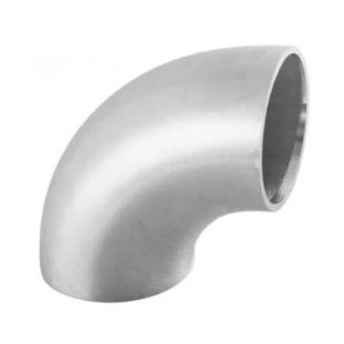 Stainless Steel Elbow - Round Shape, Customized Size, Silver Color | Butt Fusion Connection, Cold Drawn Technics, Polished Surface Treatment