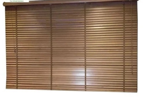 Wooden Blind - Color: Silver