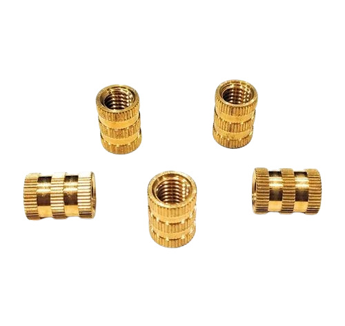 Brass Knurled Nut - Color: Golden