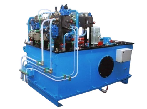 Hydraulic SPM - Aluminum Material, Cushioned Cylinder Structure, Blue Color | Automatic Operation, High Performance, Durable Design