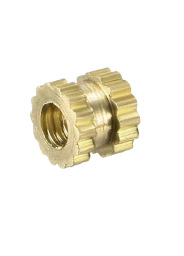 M10 Threaded Brass Insert - Color: Golden