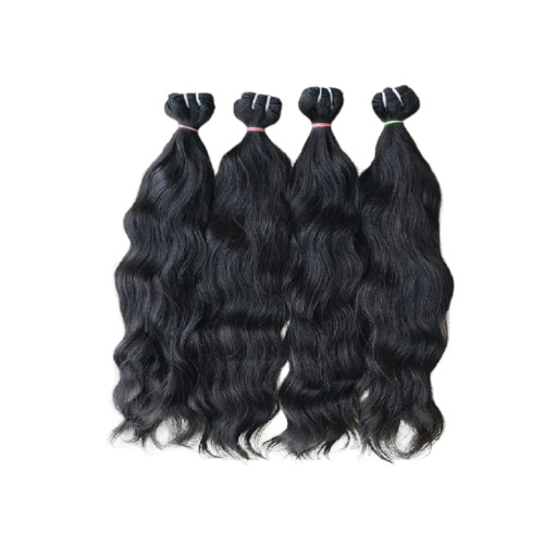 Machine Weft Hair Extensions - Color: Natural