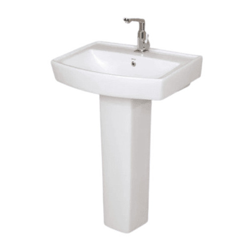 Pedestal Washbasin - Color: White