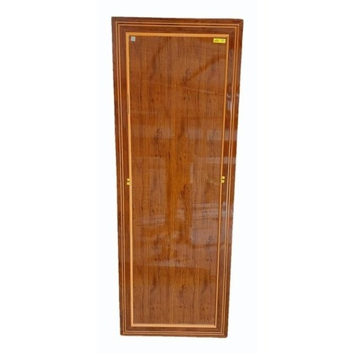 Pvc Door - Aluminum Alloy & PVC Frame, Standard Size, Brown Color | Easy to Install, Automatic Opening, Modern Design, Water & Crack Resistant