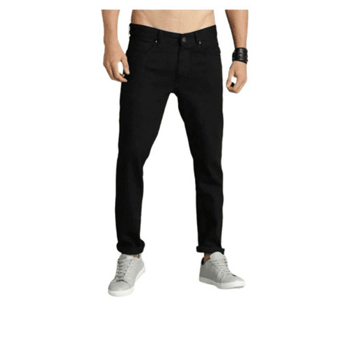 Casual Jacket - Denim and Jacquard Blend, Black Color | Anti-Wrinkle, Breathable, Quick Dry, Trendy Style, Full Sleeves, Regular Fit