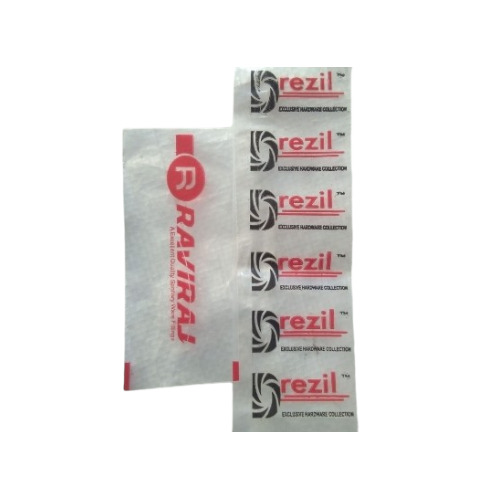 Plastic Packaging Pouch - Color: Transparent