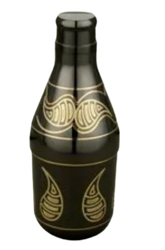 Brass Bottles - Decorative Round Water Bottles | Durable, Portable, Corrosion Resistant, Crafted from Durable Brass Material, Various Colors