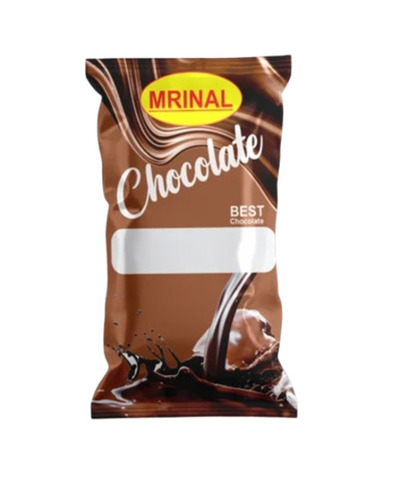 Chocolate Packaging Pouch - PP Material, Flat Shape, Multi Color, Printed with Rotogravure, Glossy Finish, Double Layer Lamination, Heat Sealed Closure