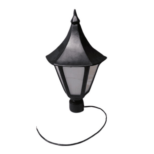 LED Outdoor Light - Metal & Glass, Standard Size, Black & White Color | Easy to Install, Energy Efficient, Shock and Weather Resistant