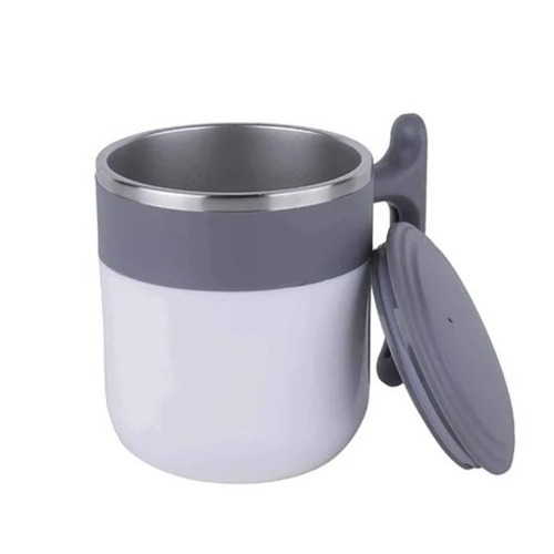 Gray Stainless Steel Coffee Mugs - 100-250 ml, Round Shape | Superior Quality, Heat and Cold Resistant, Easy to Clean, Lightweight, Reusable