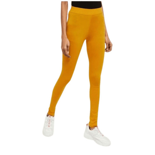 Legging - Mid Waist Slim Fit, 4-Way Stretch Ankle Length | Breathable, Quick Dry, Anti-Wrinkle, All Season Comfort, Available in Orange