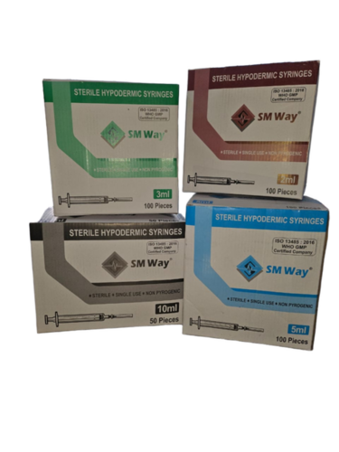 Sm Way 2Ml Sterile Hypodermic Single Use Syringes - Application: Hospitals