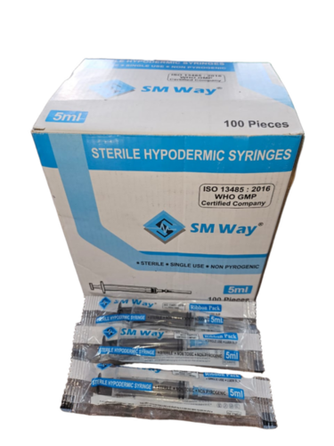SM WAY 5ML Sterile Hypodermic Single Use Syringes