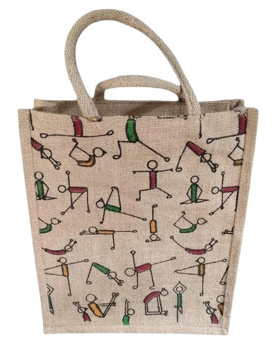 Yoga Jute Shopping Bags