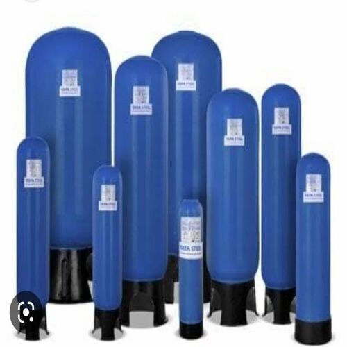 Frp Vessels - Steel Material Customized Size Blue Color Maximum Vacuum 10Bar Vertical Cylindrical Design 6mm Thickness 1 Year Warranty