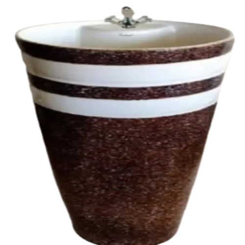 Ceramic Pedestal Wash Basin - Color: Any Color