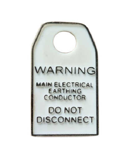Electrical Warning Tag - Durable PP Material, Customizable Shape in Bright Color | Clear Warning Message, Weather-Resistant, Reusable, Easy Attachment