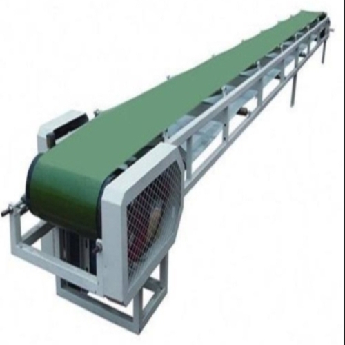 Rubber Belt Conveyor  - Color: Green