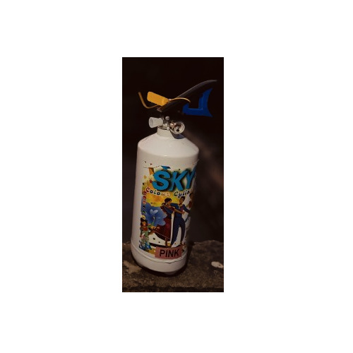 Sky Gulal Spray Color Cylinder - Weight: 500 Grams (G)