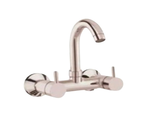 Brass Sink Mixer - Color: Silver