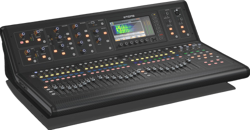 Digital Console Mixer - Black, 220-440V | 40 Input Channels, 32 Midas PRO Preamplifiers, 25 Mix Buses, Live Multitrack Recording
