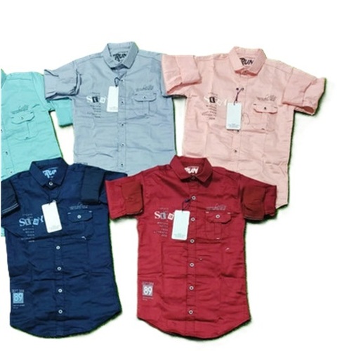 Kids Cotton Shirts - Color: Allcolor