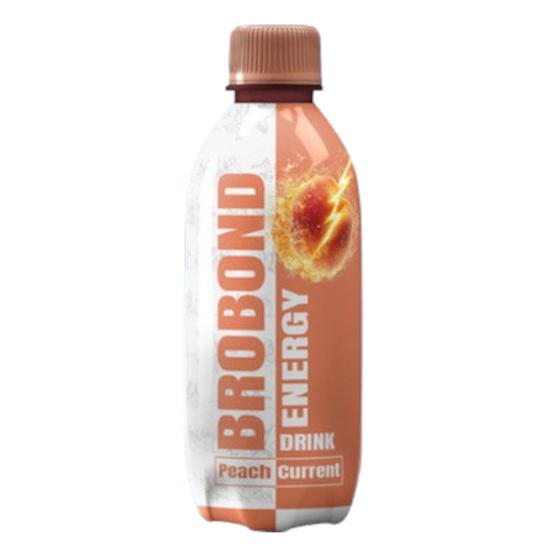 Brobond Peach Current Energy Drink - Alcohol Content (%): 0%