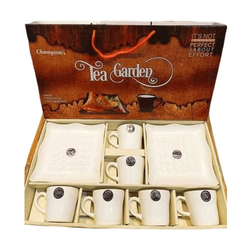 Ceramic Tea Set - Metal Type: Color Steel