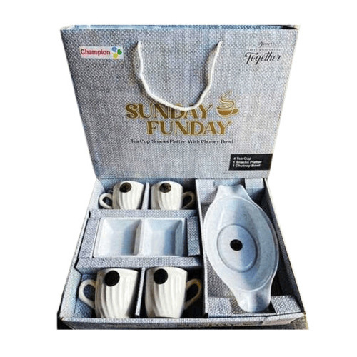 Cup And Saucer Set - Color: White