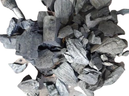Coconut Shell Charcoal - Hardwood, Dry, Customized Size | Black, Long Time Burning, Solid Form, Ideal for Industrial and Barbeque Use