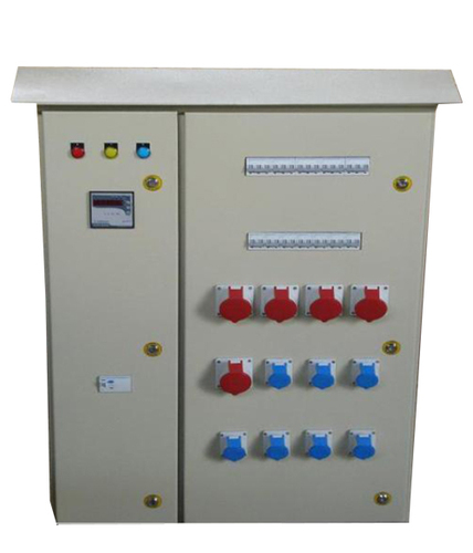 Industrial Socket Distribution Panel - Base Material: Galvanized Steel