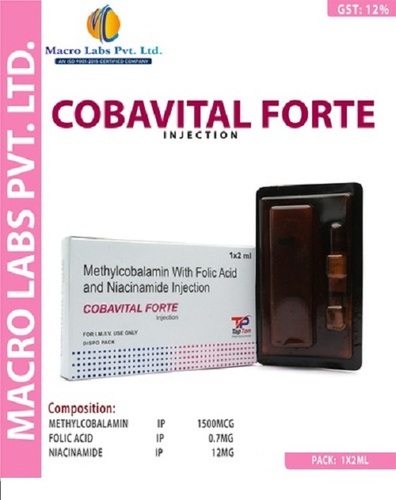 Methylcobalamin 1500 Mcg Folic Acid 0.7mg Niacinamide 12mg Benzyl Alcohol 2%V/V