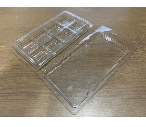 Wax Melt Packaging Blister Tray - PET Material, 4X2X2 Dimensions, Transparent White Color, Soft Hardness | Customized Candle Wax Container