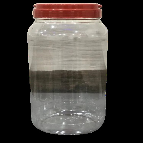 Confectionery Plastic Jars - Plastic, 5000mL Capacity, White Color | Rigid Hardness, Customizable Size, Transparent Design