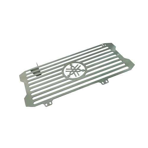 Motorcycle R15 Radiator Grill V4 Silver